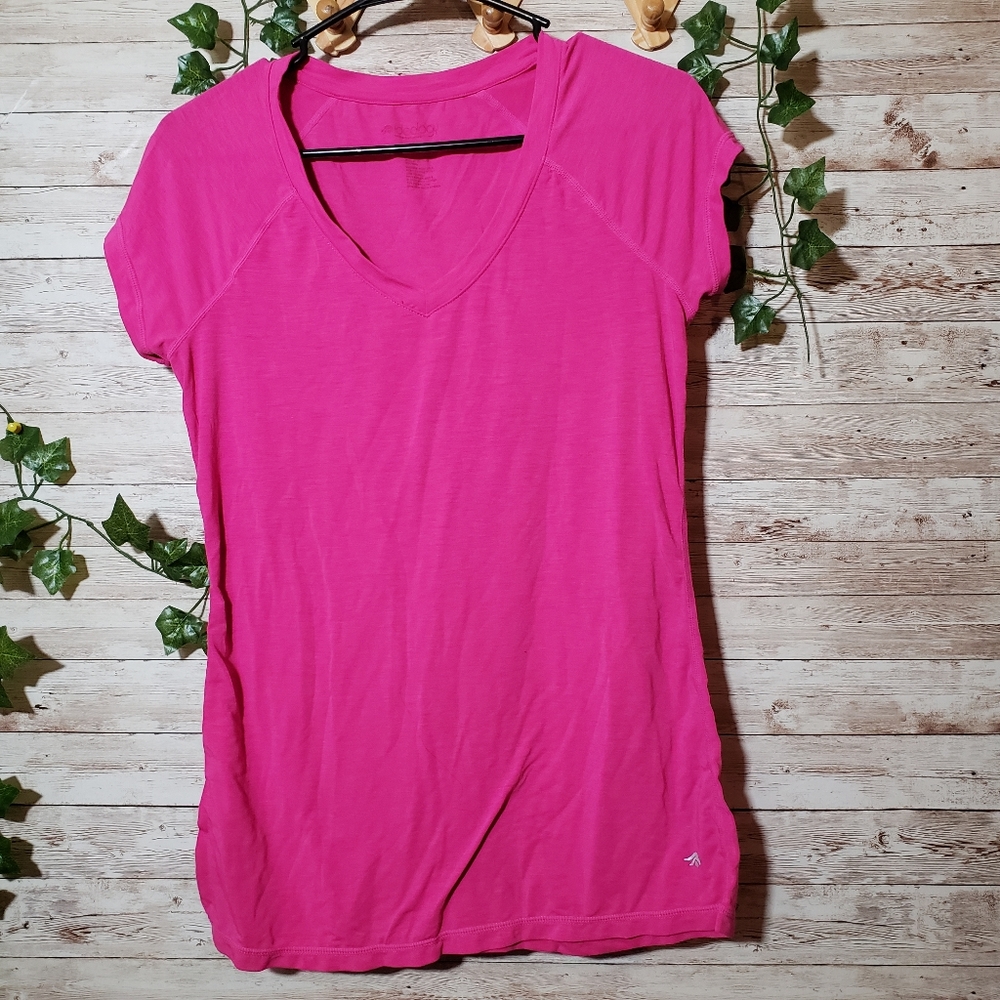 Ideology Neon Pink Oversized Active Top Gym Fitness Workout Shirt